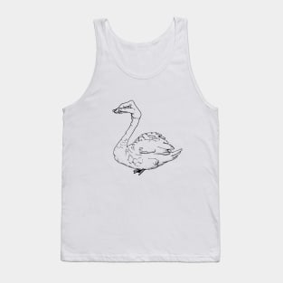 Hand Swan Tank Top